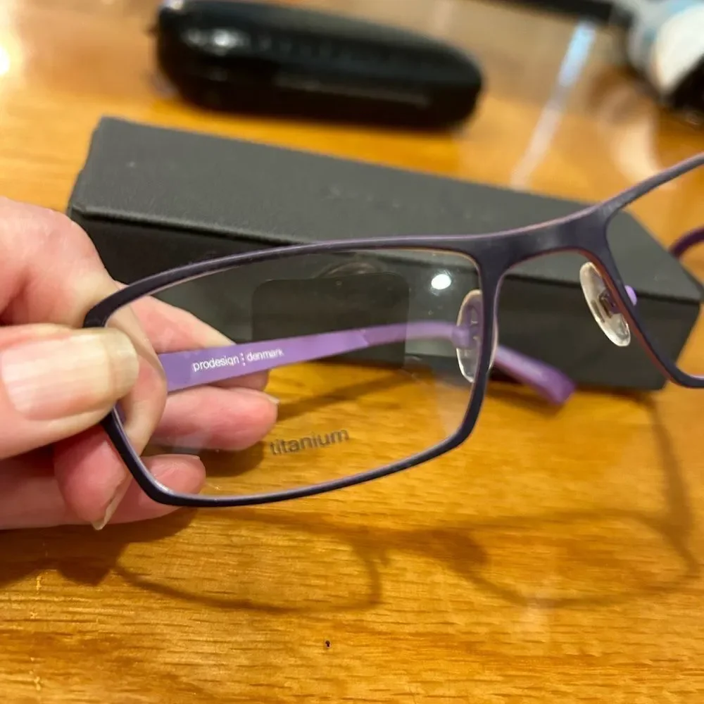 PRODESIGN DENMARK violet 1380 c.3531 EYEGLASSES FRAMES 55-16-130 B b32